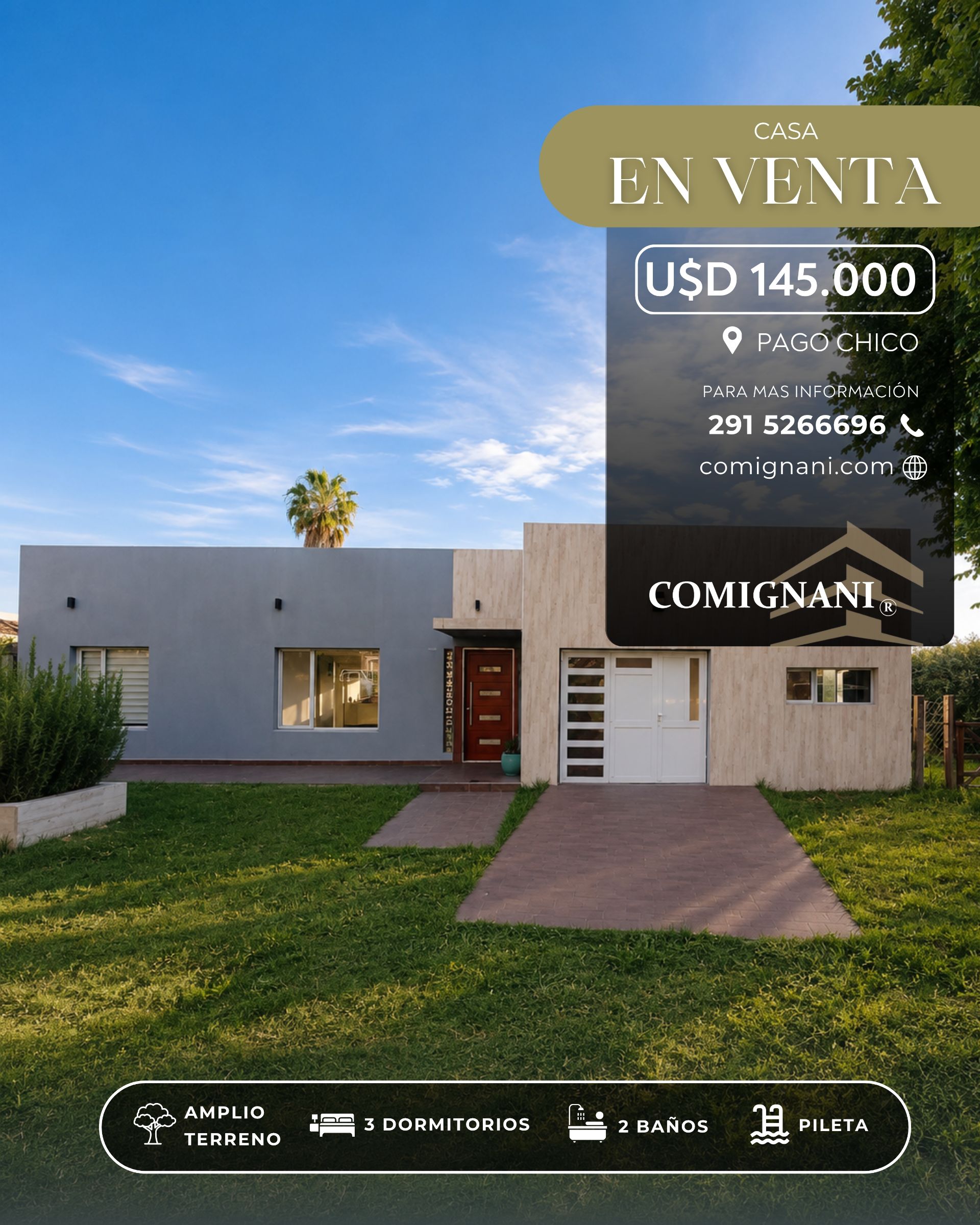 Casa en Venta  Pago Chico, Bahía Blanca - Bahía Blanca Propiedades | SITIO OFICIAL l