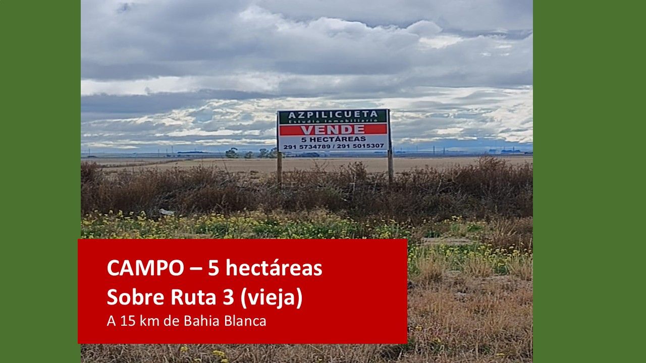 Campo  en Venta en Ex Ruta 3 Norte KM 670  ,  Bahía Blanca - Bahía Blanca Propiedades | SITIO OFICIAL l