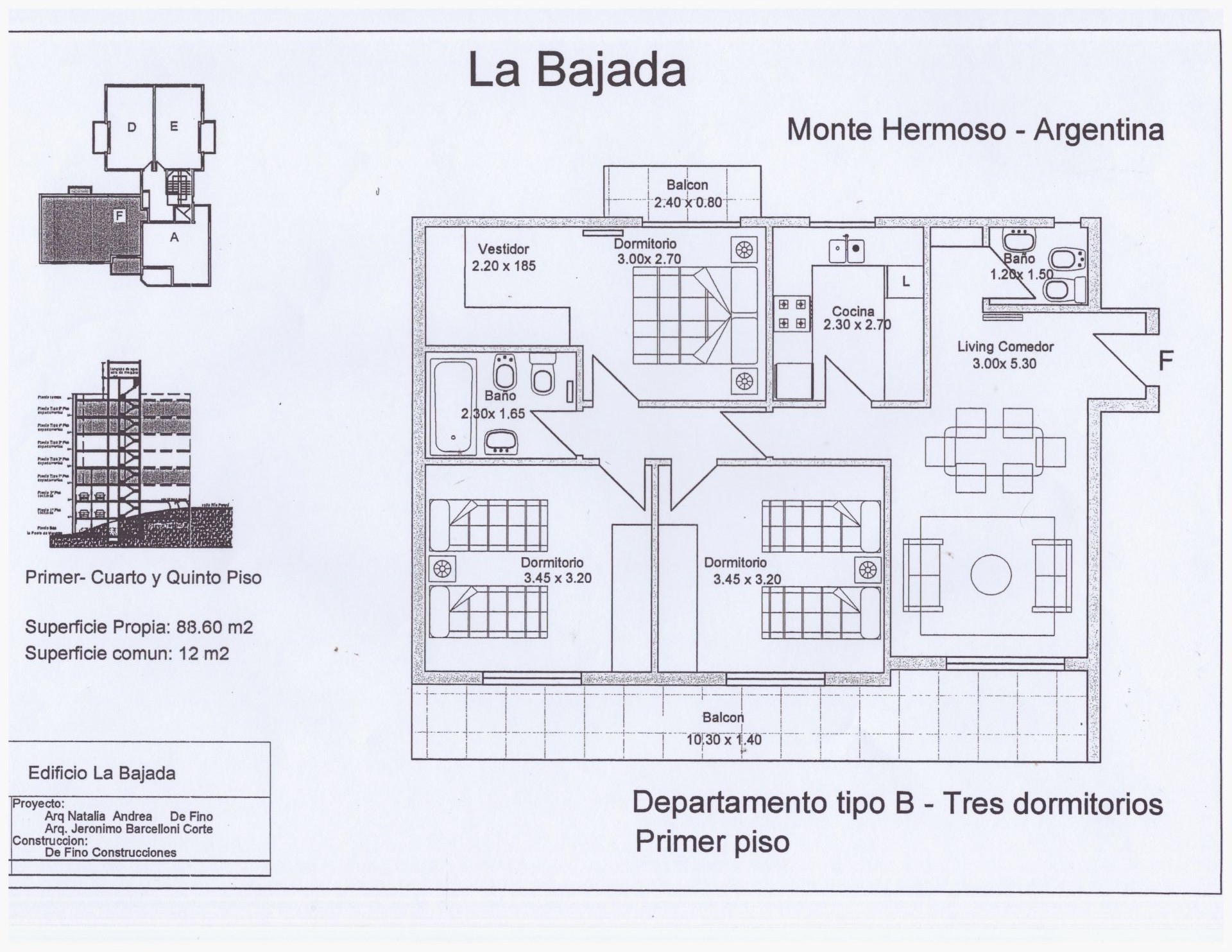 Departamento en Venta en Fonssati Y Mendoza,  Monte Hermoso - Bahía Blanca Propiedades | SITIO OFICIAL l