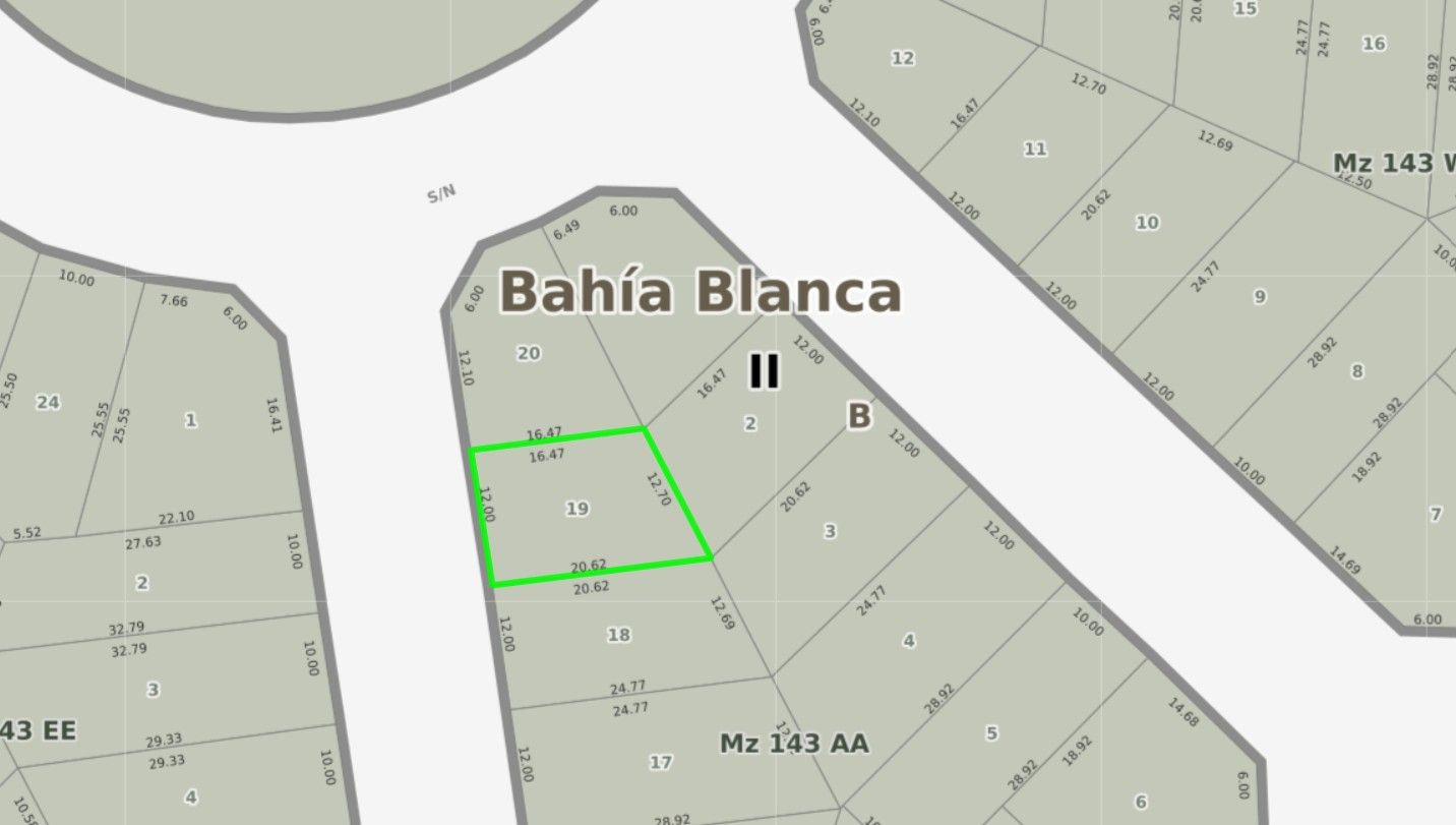 Terreno en Venta en Miguel Angel Loyola 1918, Nueva Espora, Bahía Blanca - Bahía Blanca Propiedades | SITIO OFICIAL l