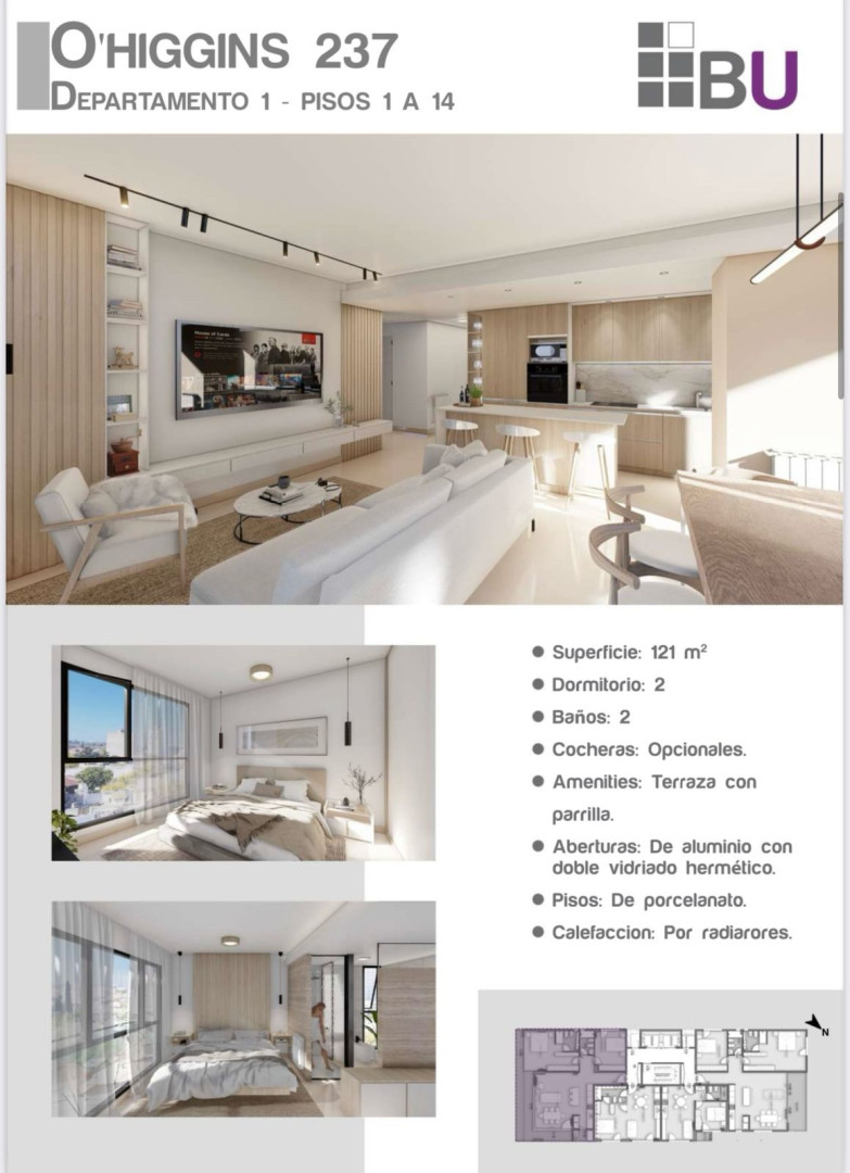 Departamento en Venta en O' Higgins 237, Centro, Bahía Blanca - Bahía Blanca Propiedades | SITIO OFICIAL l