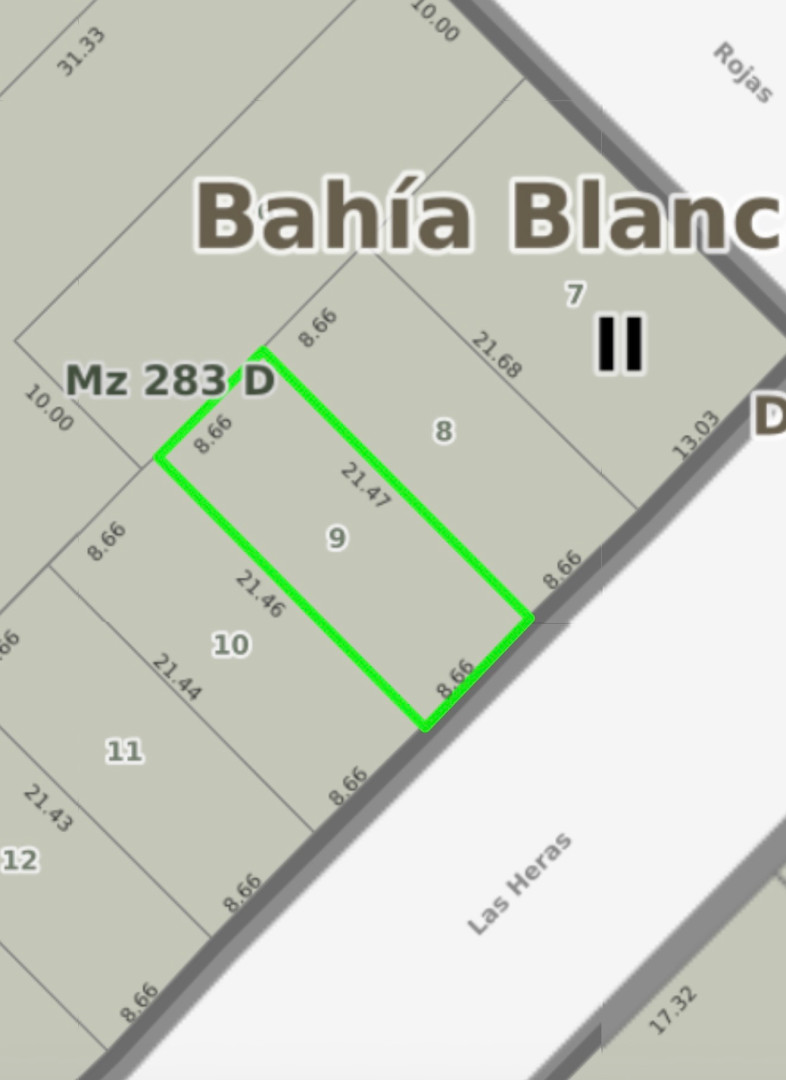 Terreno en Venta en Las Heras 1482, La Falda, Bahía Blanca - Bahía Blanca Propiedades | SITIO OFICIAL l
