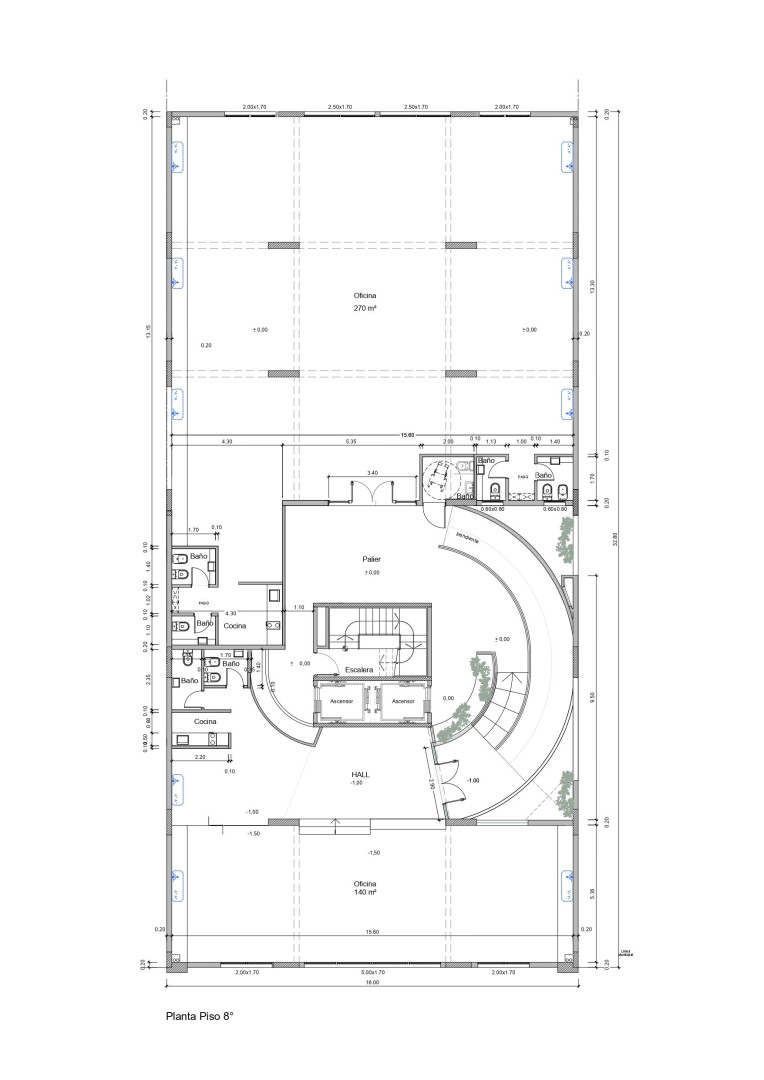 Oficina en Venta en Estomba 726 Piso 8, Centro, Bahía Blanca - Bahía Blanca Propiedades | SITIO OFICIAL l