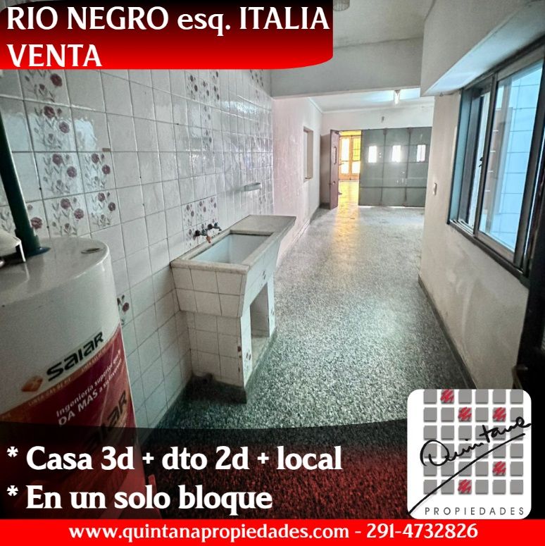 Casa con Local en Venta en Italia Y Rio Negro, Pedro Pico, Bahía Blanca - Bahía Blanca Propiedades | SITIO OFICIAL l