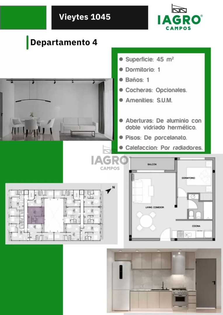 Departamento en Venta en Vieytes 1045, Pacifico, Bahía Blanca - Bahía Blanca Propiedades | SITIO OFICIAL l