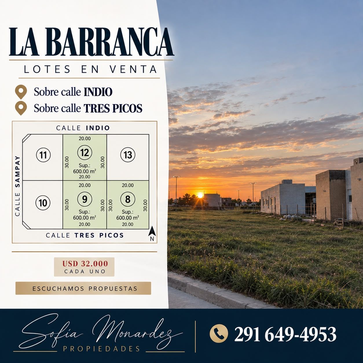 Terreno en Venta  La Barranca , Bahía Blanca - Bahía Blanca Propiedades | SITIO OFICIAL l
