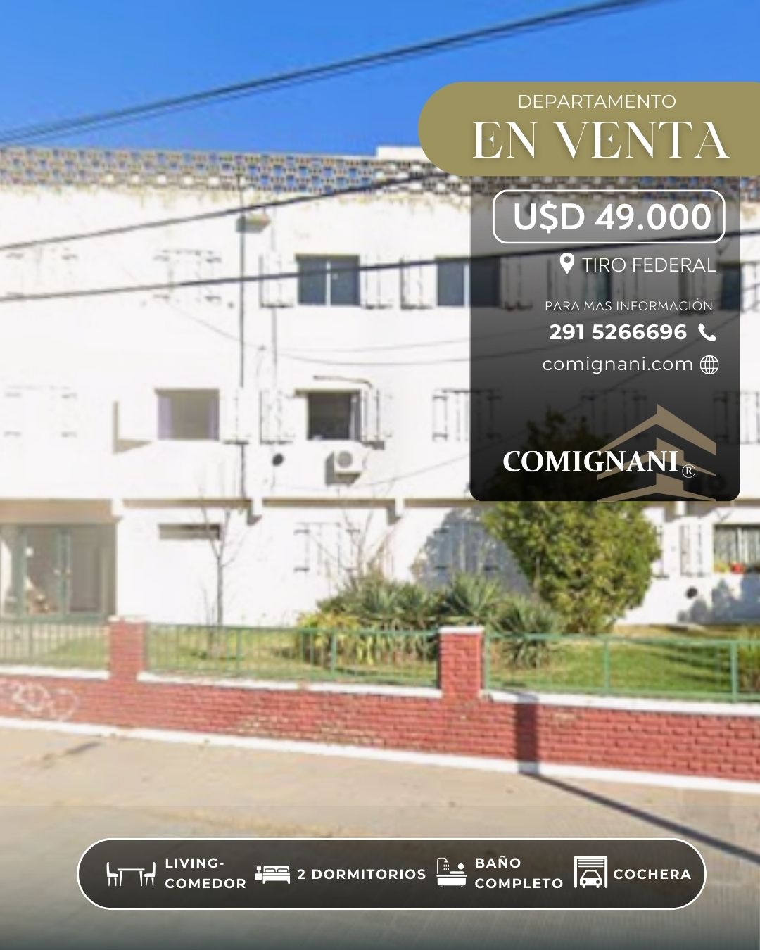 Departamento en Venta en Agustin De Arrieta 600, Tiro Federal, Bahía Blanca - Bahía Blanca Propiedades | SITIO OFICIAL l