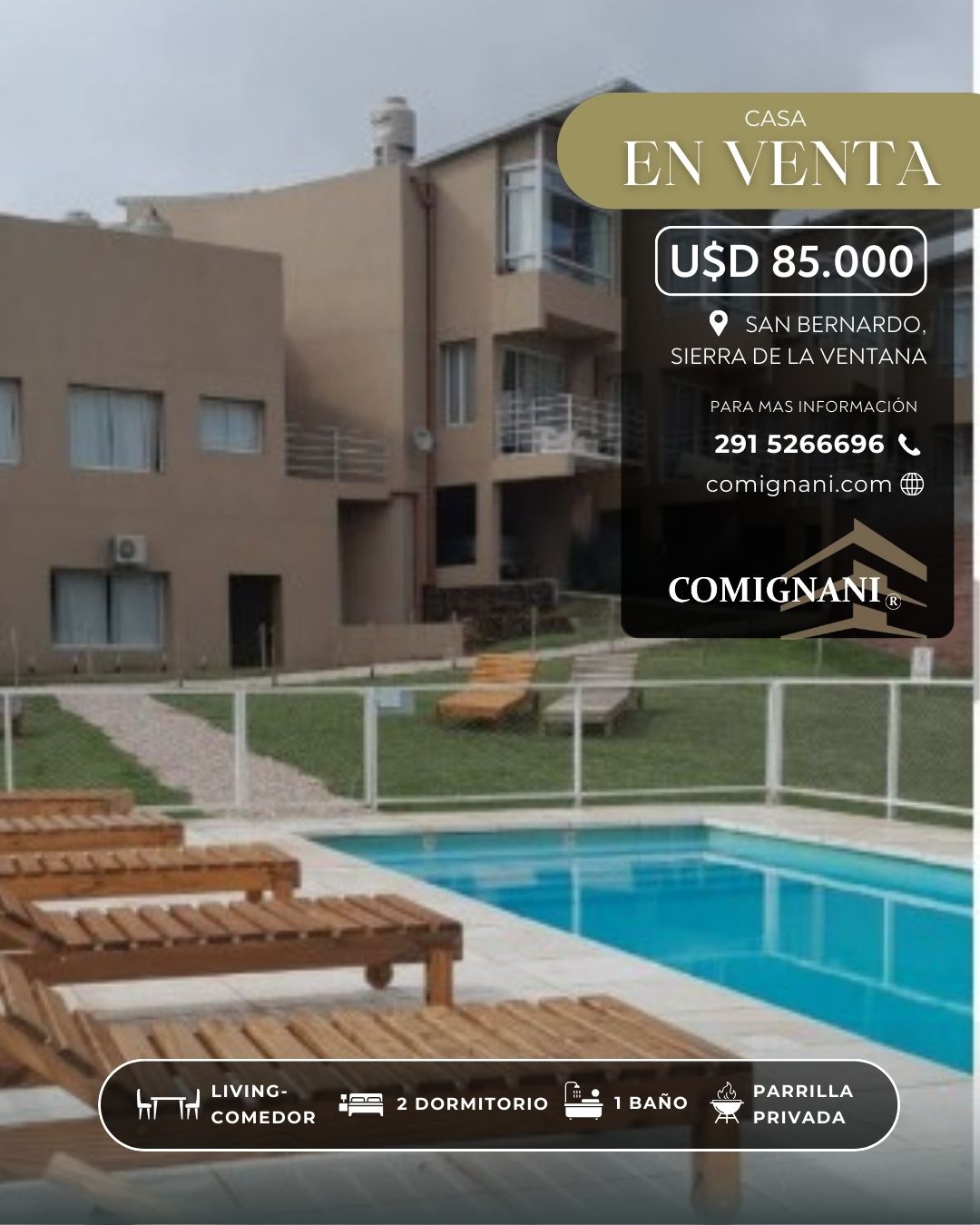 Departamento en Venta  San Bernardo , Sierra de  la Ventana - Bahía Blanca Propiedades | SITIO OFICIAL l