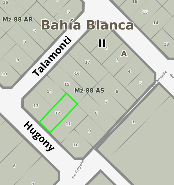Terreno en Venta en Aquiles Talamonti 1222, Bahia Blanca, Villa Floresta, Bahía Blanca - Bahía Blanca Propiedades | SITIO OFICIAL l