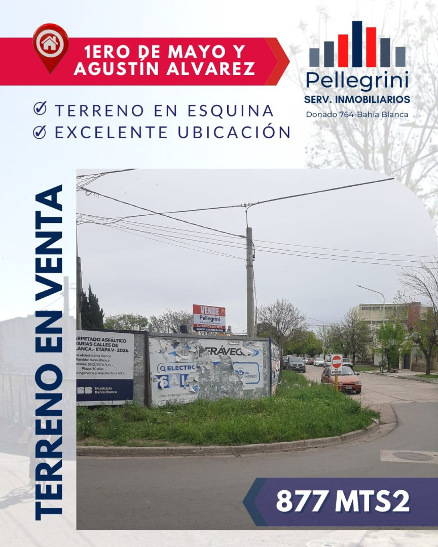 Terreno en Venta en Agustin Alvarez Y 1° De Mayo , Universitario, Bahía Blanca - Bahía Blanca Propiedades | SITIO OFICIAL l