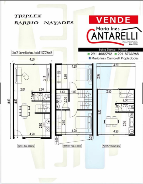 Triplex en Venta en NAYADES,  Pinamar - Bahía Blanca Propiedades | SITIO OFICIAL l