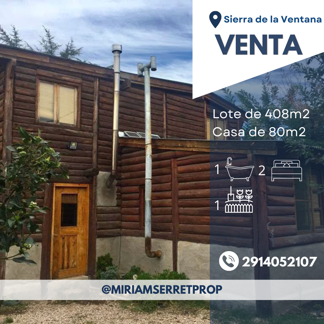Casa en Venta en El Mirador 400,  Sierra de  la Ventana - Bahía Blanca Propiedades | SITIO OFICIAL l