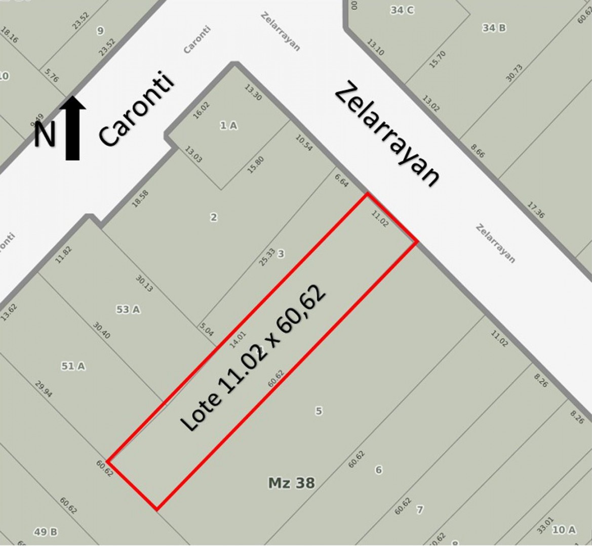 Terreno en Venta en Zelarrayán 470, Centro, Bahía Blanca - Bahía Blanca Propiedades | SITIO OFICIAL l