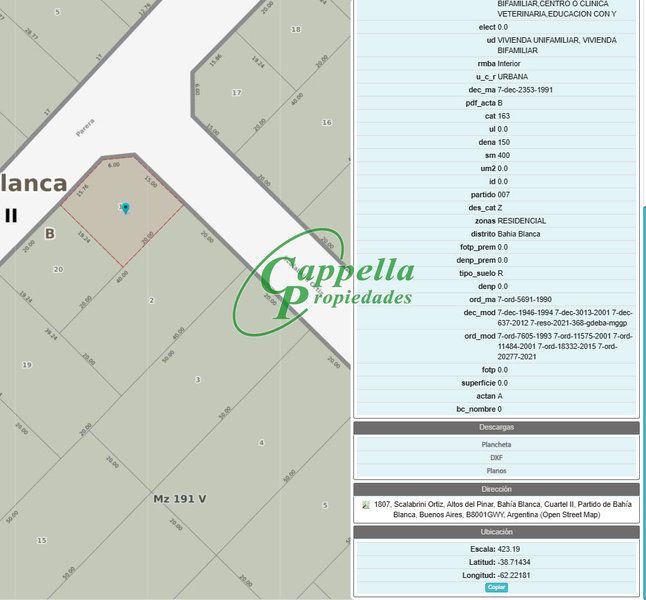 Terreno en Venta en Parera Y Scalabrini Ortiz,  Bahía Blanca - Bahía Blanca Propiedades | SITIO OFICIAL l