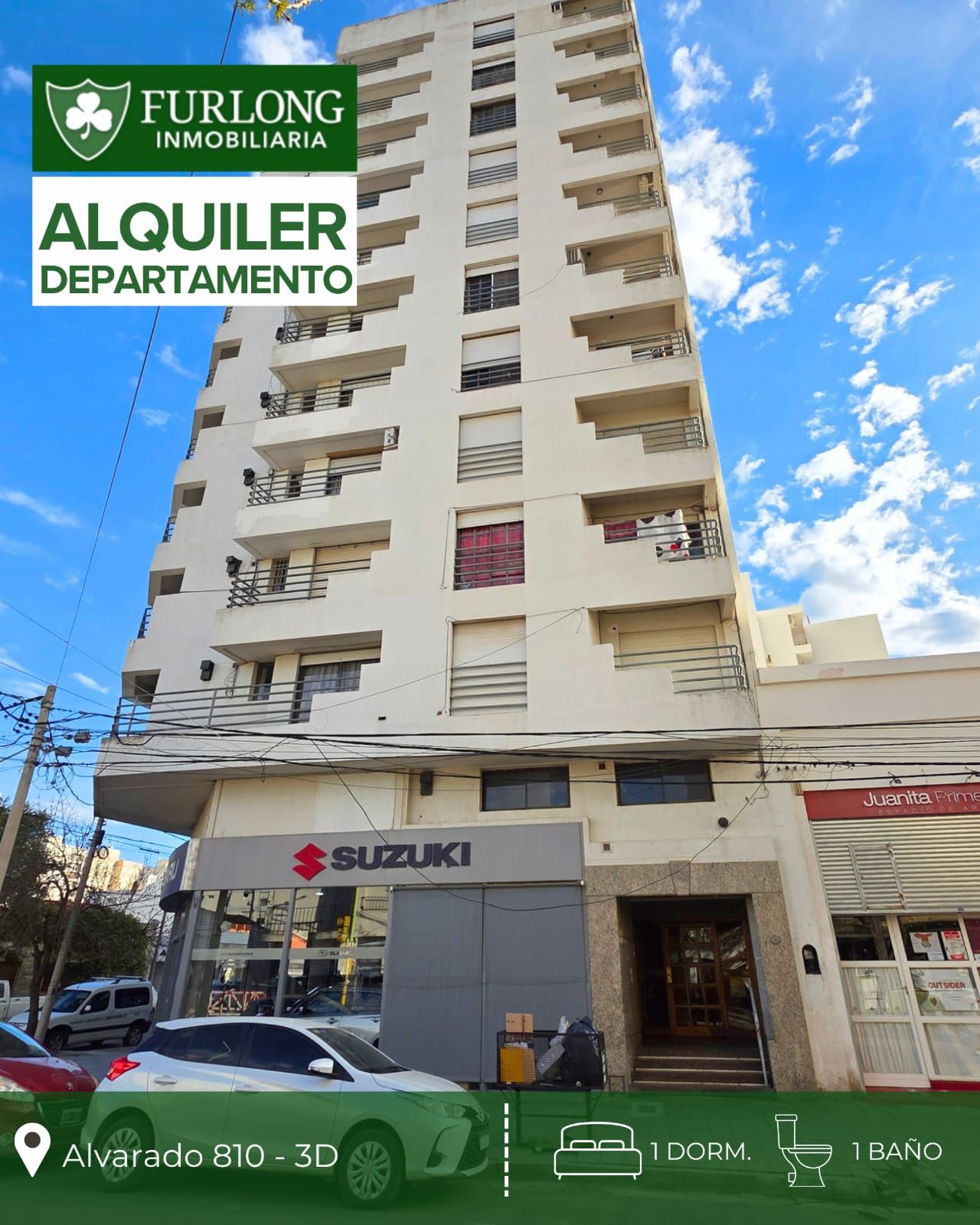 Departamento en Alquiler en Alvarado 810, Universitario, Bahía Blanca - Bahía Blanca Propiedades | SITIO OFICIAL l