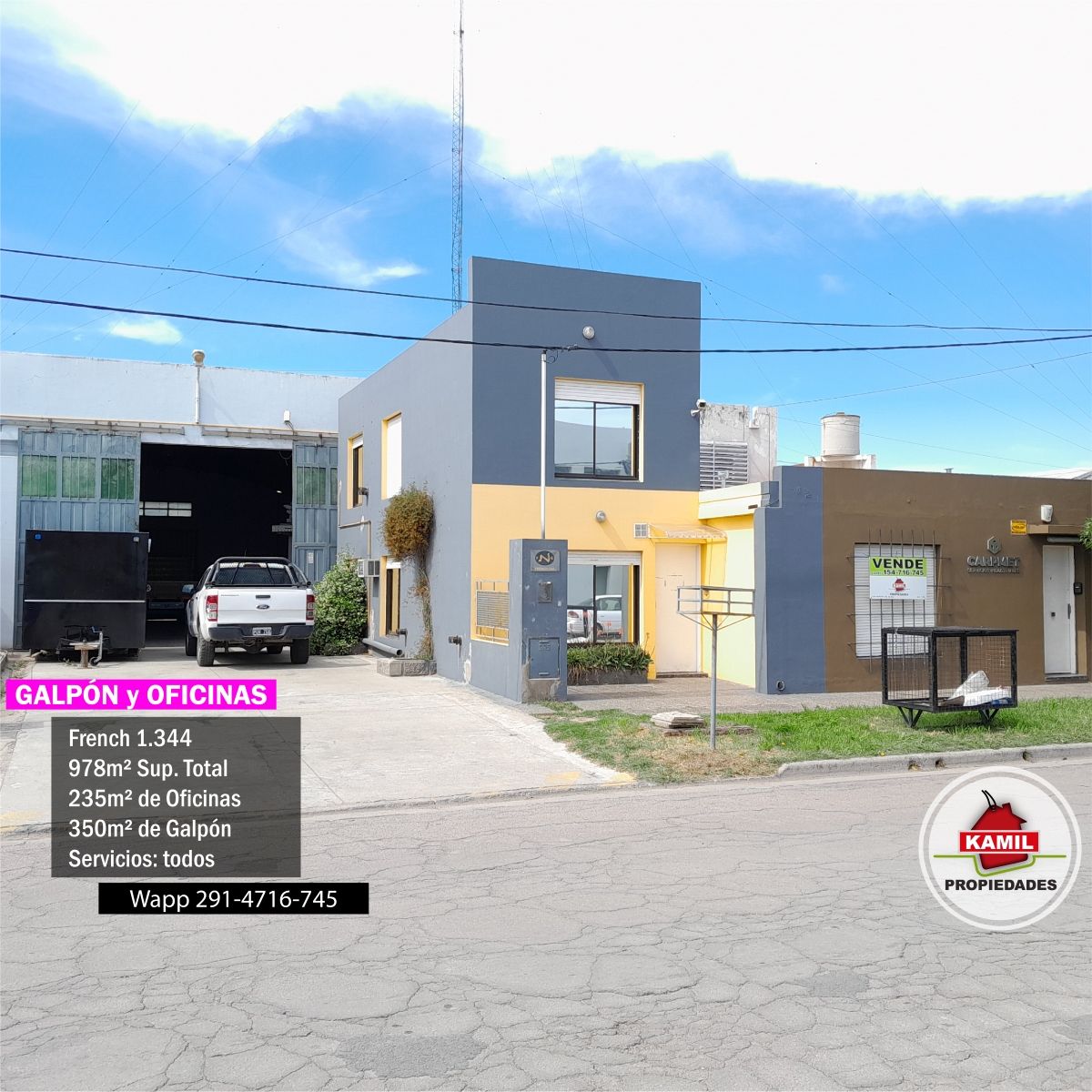 Galpón en Venta en French 1.344, San Martin, Bahía Blanca - Bahía Blanca Propiedades | SITIO OFICIAL l