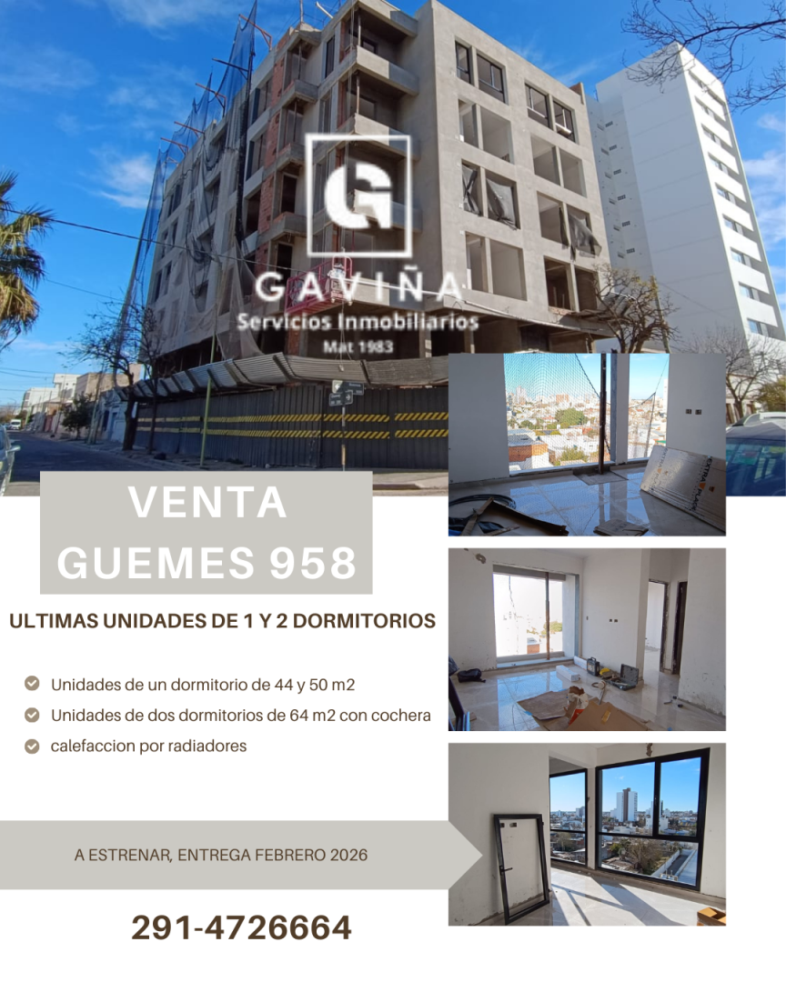 Departamento en Venta en Guemes 958, Pacifico, Bahía Blanca - Bahía Blanca Propiedades | SITIO OFICIAL l