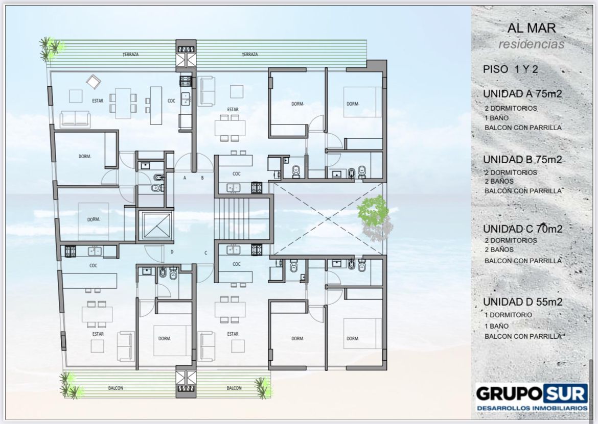 Departamento en Venta en YATASTO Y El Chingolo, Monte del Este, Monte Hermoso - Bahía Blanca Propiedades | SITIO OFICIAL l