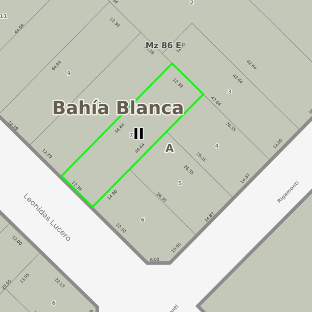 Terreno en Venta en Leónidas Lucero Al 3200, Villa Belgrano, Bahía Blanca - Bahía Blanca Propiedades | SITIO OFICIAL l
