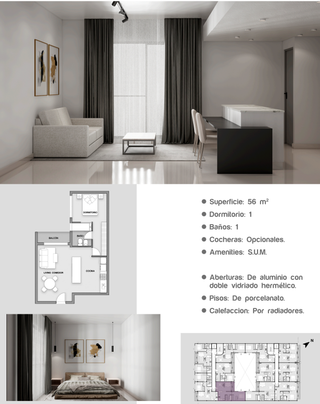 Departamento en Venta en Vieytes 1045, Pacifico, Bahía Blanca - Bahía Blanca Propiedades | SITIO OFICIAL l