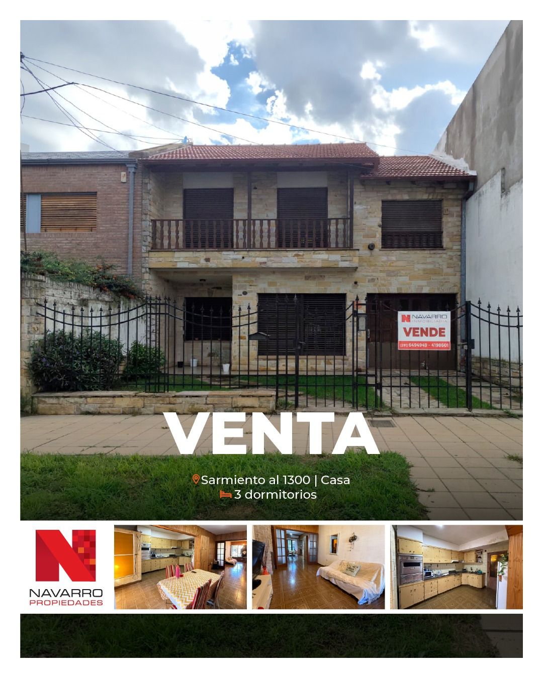Casa en Venta en Sarmiento 1400, La Falda, Bahía Blanca - Bahía Blanca Propiedades | SITIO OFICIAL l
