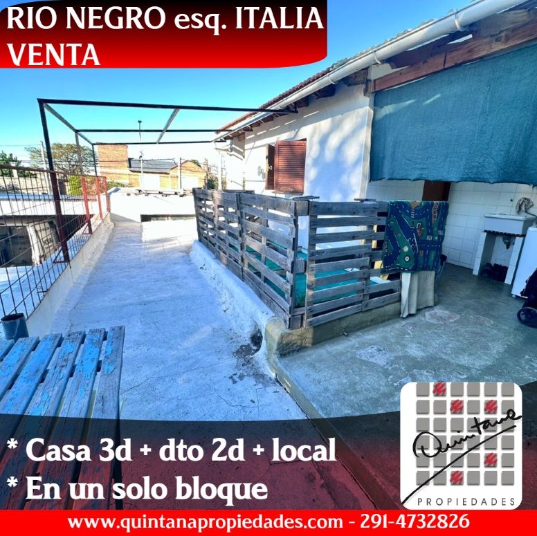Casa con Local en Venta en Italia Y Rio Negro, Pedro Pico, Bahía Blanca - Bahía Blanca Propiedades | SITIO OFICIAL l