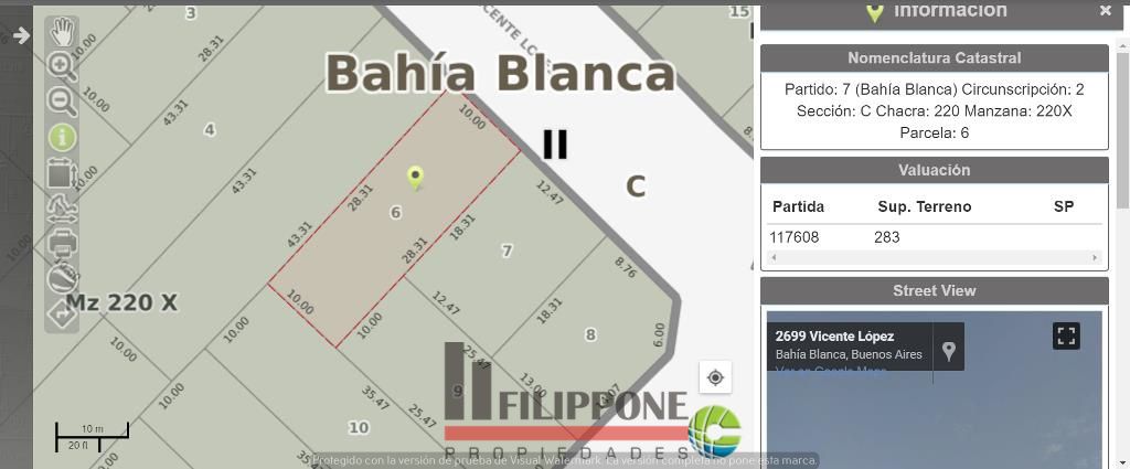 Terreno en Venta en Vicente Lopez 2700, San Roque, Bahía Blanca - Bahía Blanca Propiedades | SITIO OFICIAL l