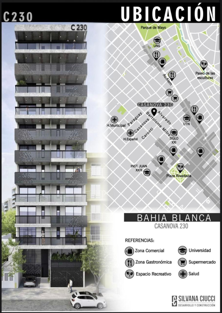 Departamento en Venta en Casanova 230, Macrocentro, Bahía Blanca - Bahía Blanca Propiedades | SITIO OFICIAL l