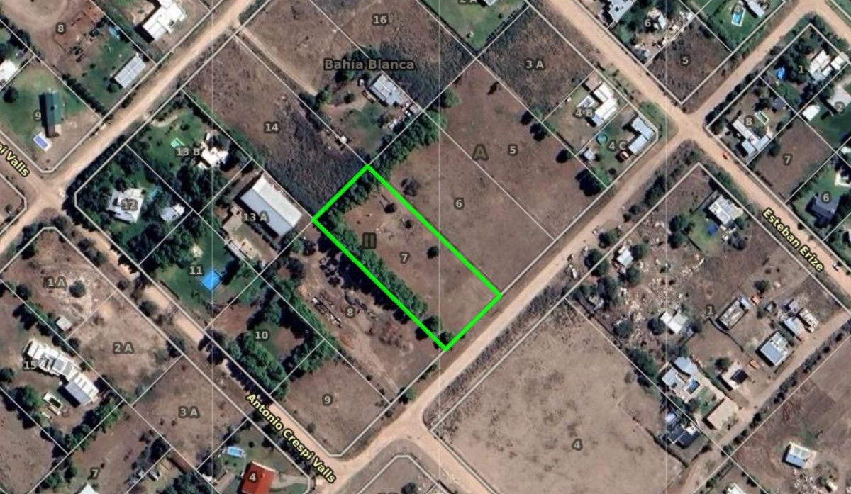 Terreno en Venta en Barrio San Carlos - Rigamonti Entre Crespi Valls Y Erize, San Carlos, Bahía Blanca - Bahía Blanca Propiedades | SITIO OFICIAL l