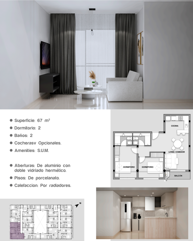 Departamento en Venta en Vieytes 1045, Pacifico, Bahía Blanca - Bahía Blanca Propiedades | SITIO OFICIAL l