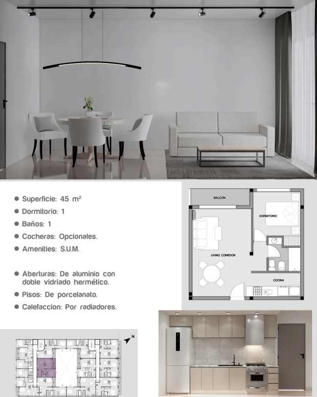 Departamento en Venta en Vieytes 1045, Pacifico, Bahía Blanca - Bahía Blanca Propiedades | SITIO OFICIAL l
