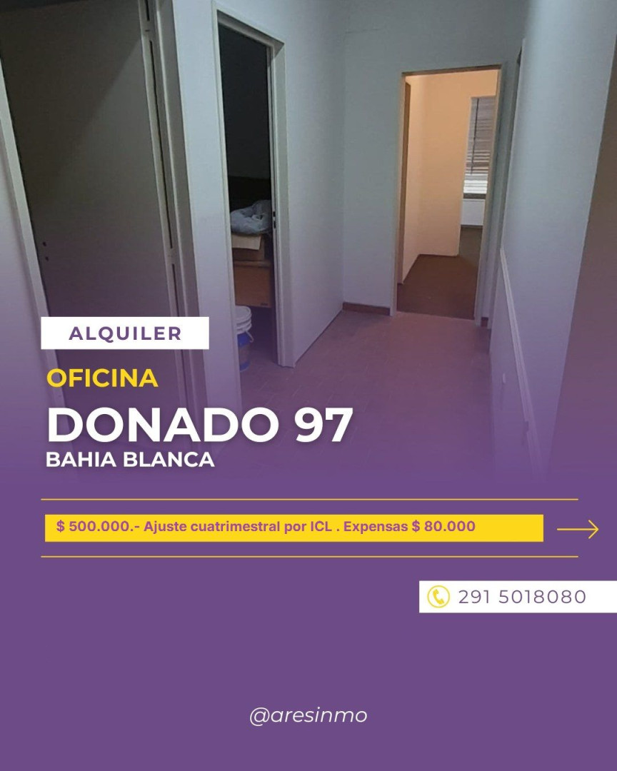 Oficina en Alquiler en Donado 97, Centro, Bahía Blanca - Bahía Blanca Propiedades | SITIO OFICIAL l
