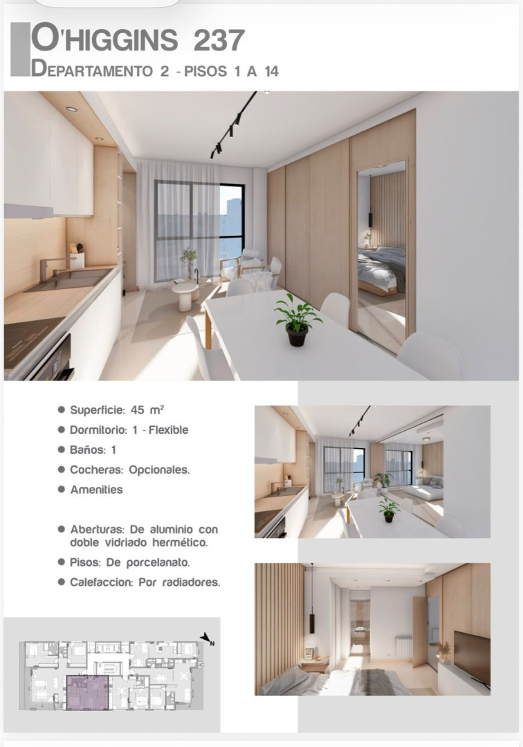 Departamento en Venta en O Higgins 200, Centro, Bahía Blanca - Bahía Blanca Propiedades | SITIO OFICIAL l