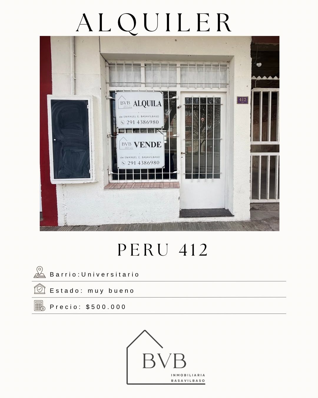 Local en Alquiler en Perú 412, Universitario, Bahía Blanca - Bahía Blanca Propiedades | SITIO OFICIAL l