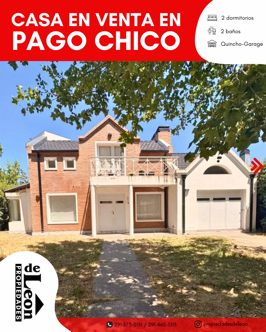 Casa en Venta  Pago Chico, Punta Alta - Bahía Blanca Propiedades | SITIO OFICIAL l