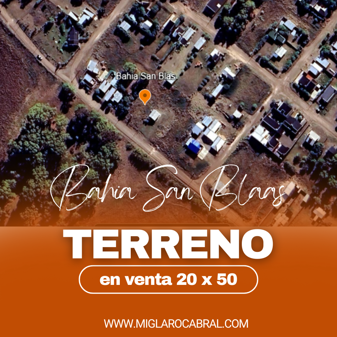 Terreno en Venta   Bahia San Blas - Bahía Blanca Propiedades | SITIO OFICIAL l