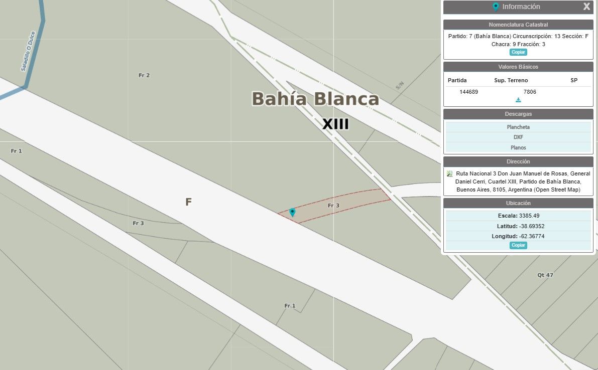 Terreno en Venta en Ruta Nacional 3 699,  Bahía Blanca - Bahía Blanca Propiedades | SITIO OFICIAL l
