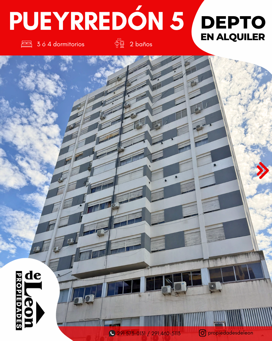 Departamento en Alquiler en Pueyrredon 5, Centro, Bahía Blanca - Bahía Blanca Propiedades | SITIO OFICIAL l