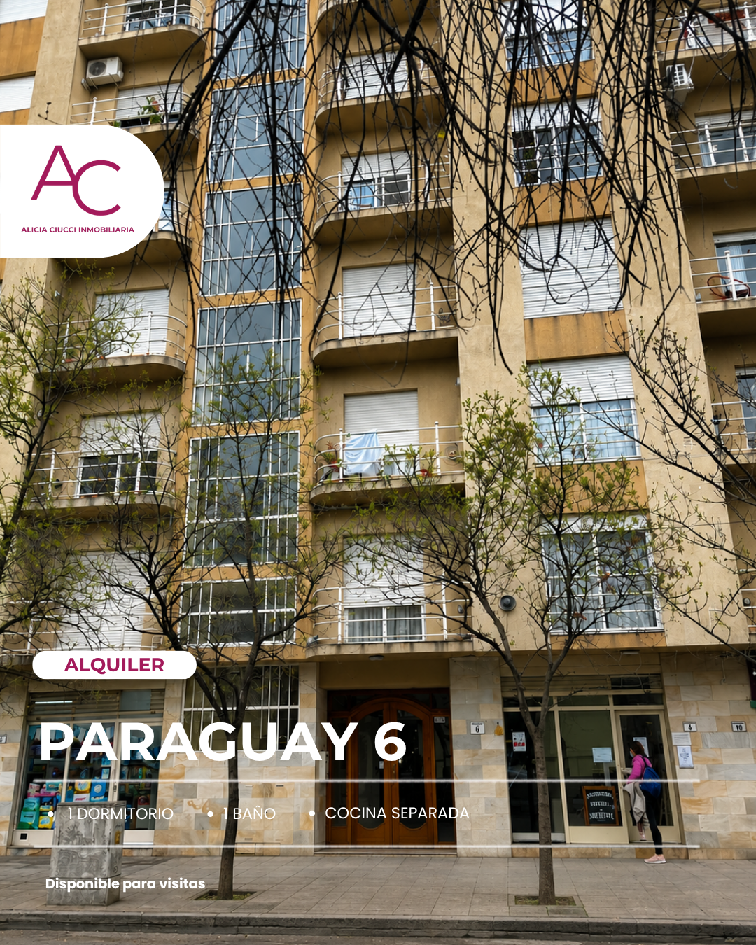 Departamento en Alquiler en Paraguay 6, Centro, Bahía Blanca - Bahía Blanca Propiedades | SITIO OFICIAL l