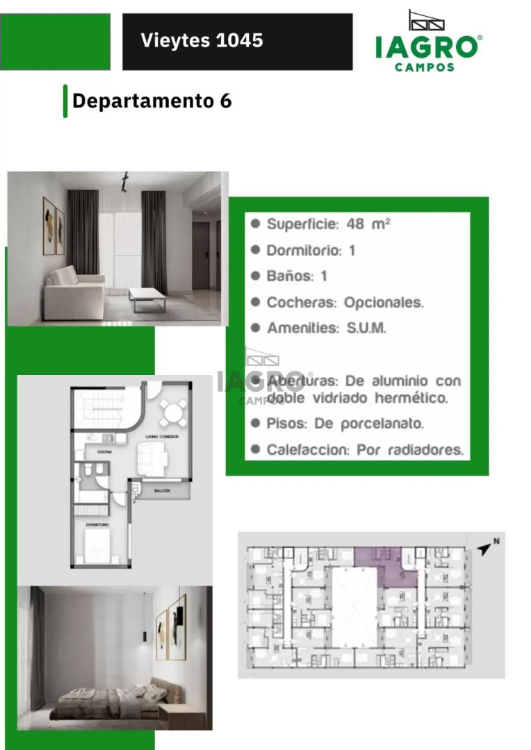 Departamento en Venta en Vieytes 1045, Pacifico, Bahía Blanca - Bahía Blanca Propiedades | SITIO OFICIAL l
