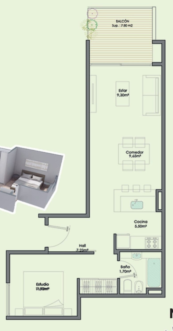 Departamento en Venta en Av. San Martín 4606,  CABA - Bahía Blanca Propiedades | SITIO OFICIAL l