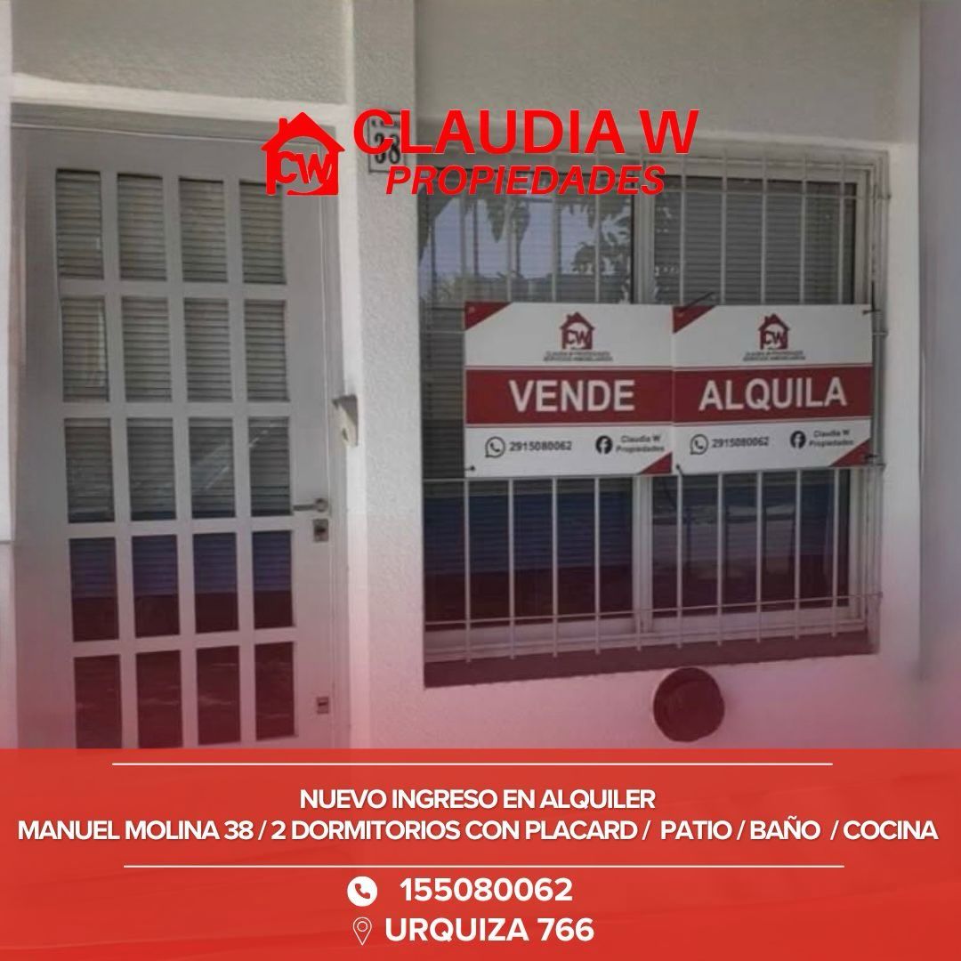 Departamento en Alquiler en Manuel De Molina 38,  Bahía Blanca - Bahía Blanca Propiedades | SITIO OFICIAL l