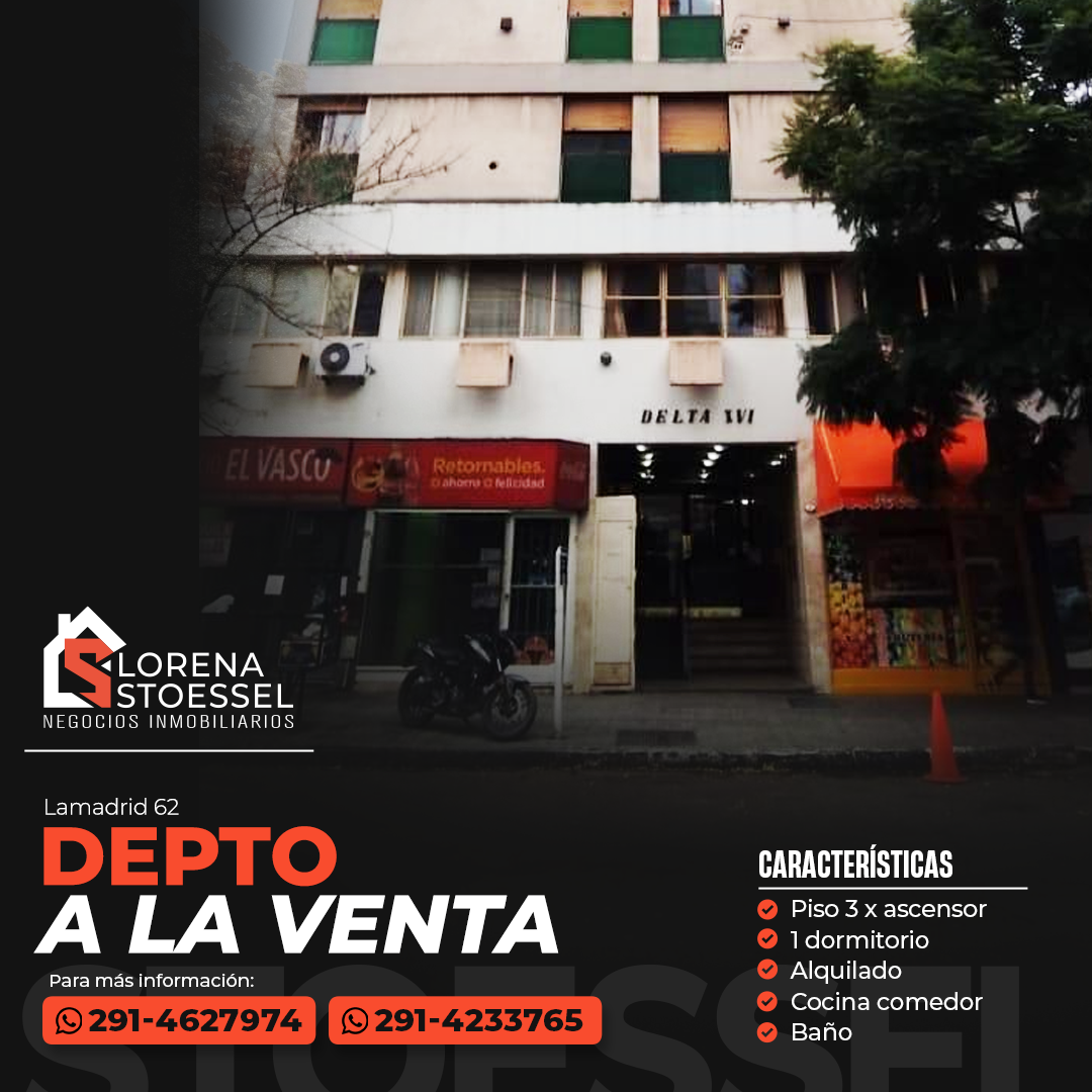 Departamento en Venta en Lamadrid 62, Centro, Bahía Blanca - Bahía Blanca Propiedades | SITIO OFICIAL l