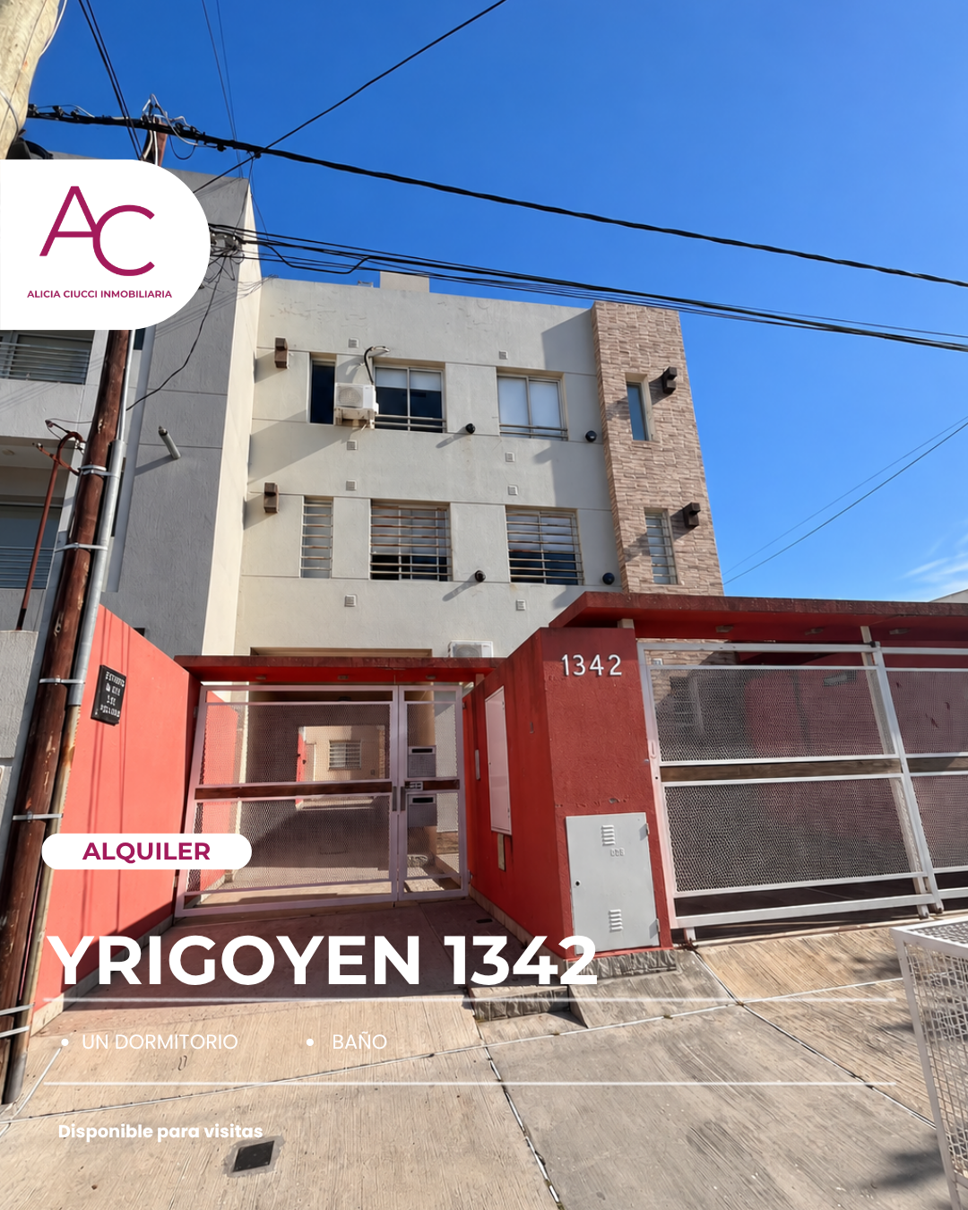 Departamento en Alquiler en Yrigoyen 1342, La Falda, Bahía Blanca - Bahía Blanca Propiedades | SITIO OFICIAL l