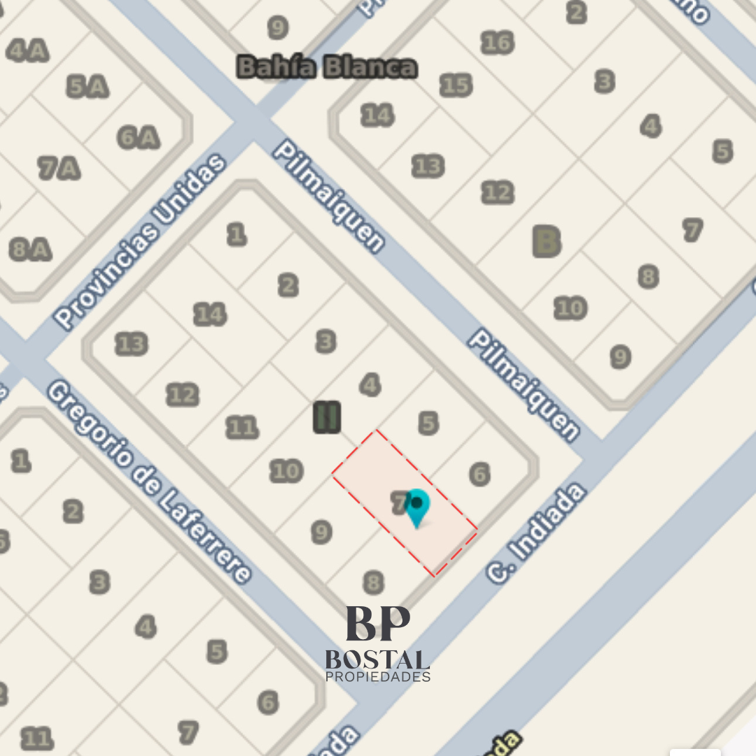 Terreno en Venta en Indiada Entre Laferrere Y Pilmaiquen, Las Cañitas II, Bahía Blanca - Bahía Blanca Propiedades | SITIO OFICIAL l