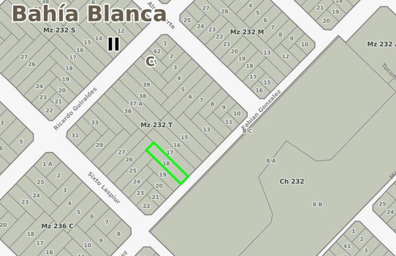 Terreno en Venta en Fabian Gonzalez 863, Richieri, Bahía Blanca - Bahía Blanca Propiedades | SITIO OFICIAL l