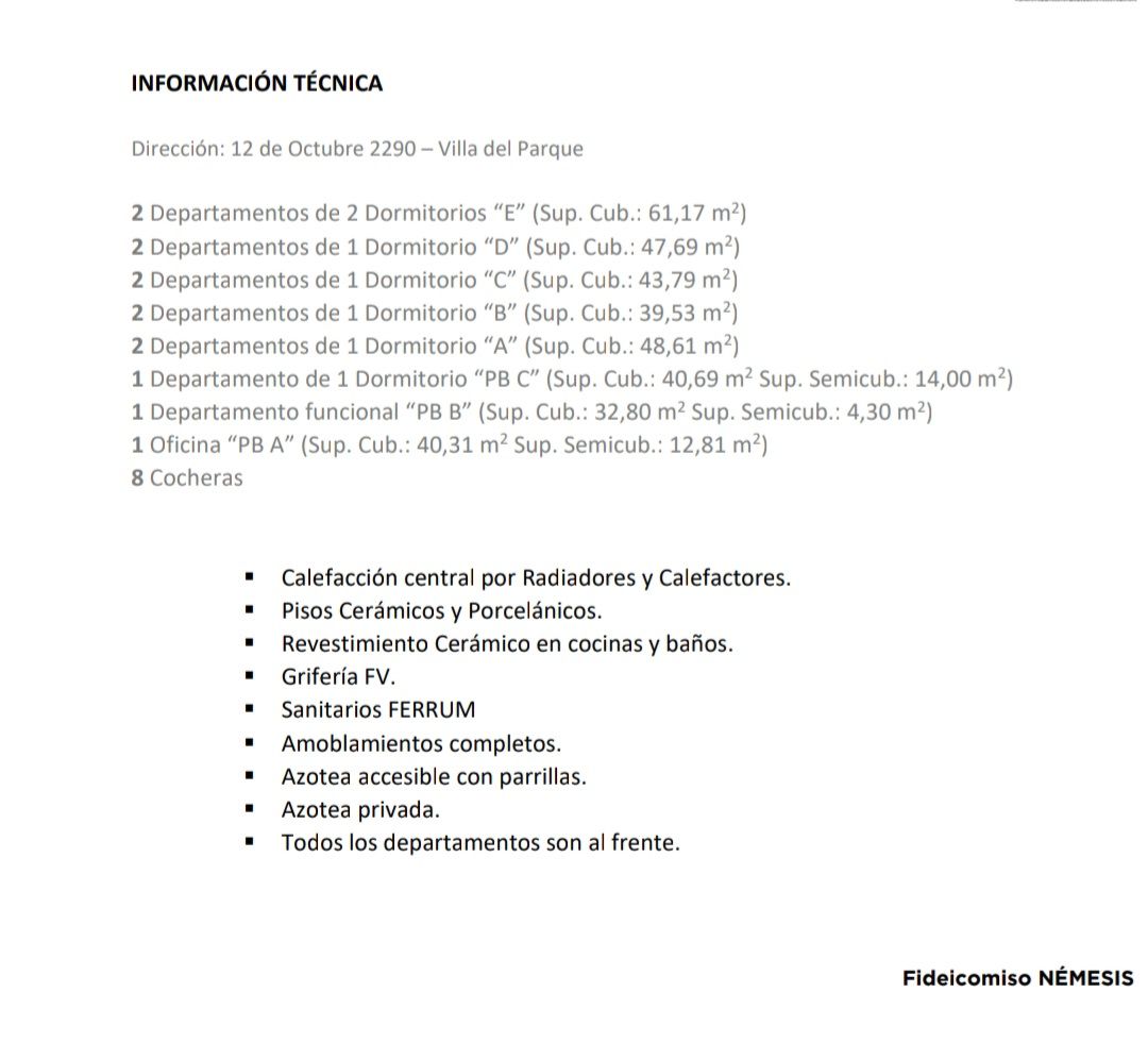 Departamento  - Fideicomiso en 12 De Octubre 2290, Villa del Parque, Bahía Blanca - Bahía Blanca Propiedades | SITIO OFICIAL l