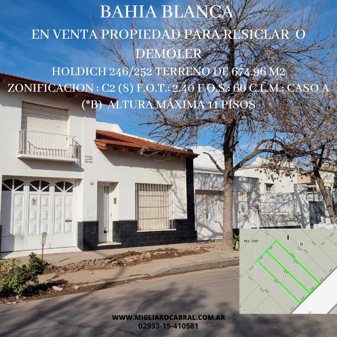 Casa en Venta en Holdich 246, Pacifico, Bahía Blanca - Bahía Blanca Propiedades | SITIO OFICIAL l