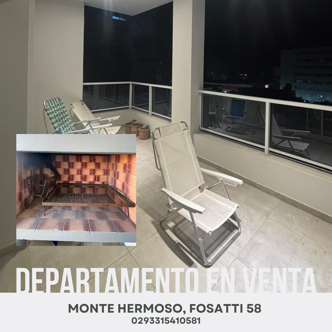 Departamento en Venta en Fossatty 58,  Monte Hermoso - Bahía Blanca Propiedades | SITIO OFICIAL l