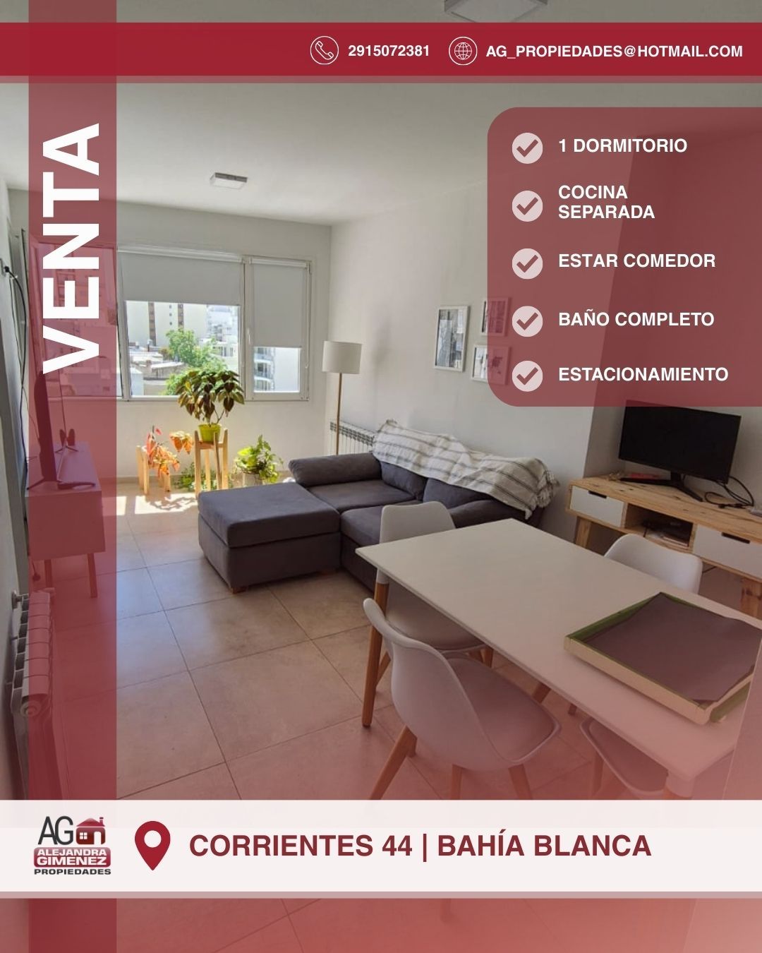 Departamento en Venta en Corrientes 44, Centro, Bahía Blanca - Bahía Blanca Propiedades | SITIO OFICIAL l